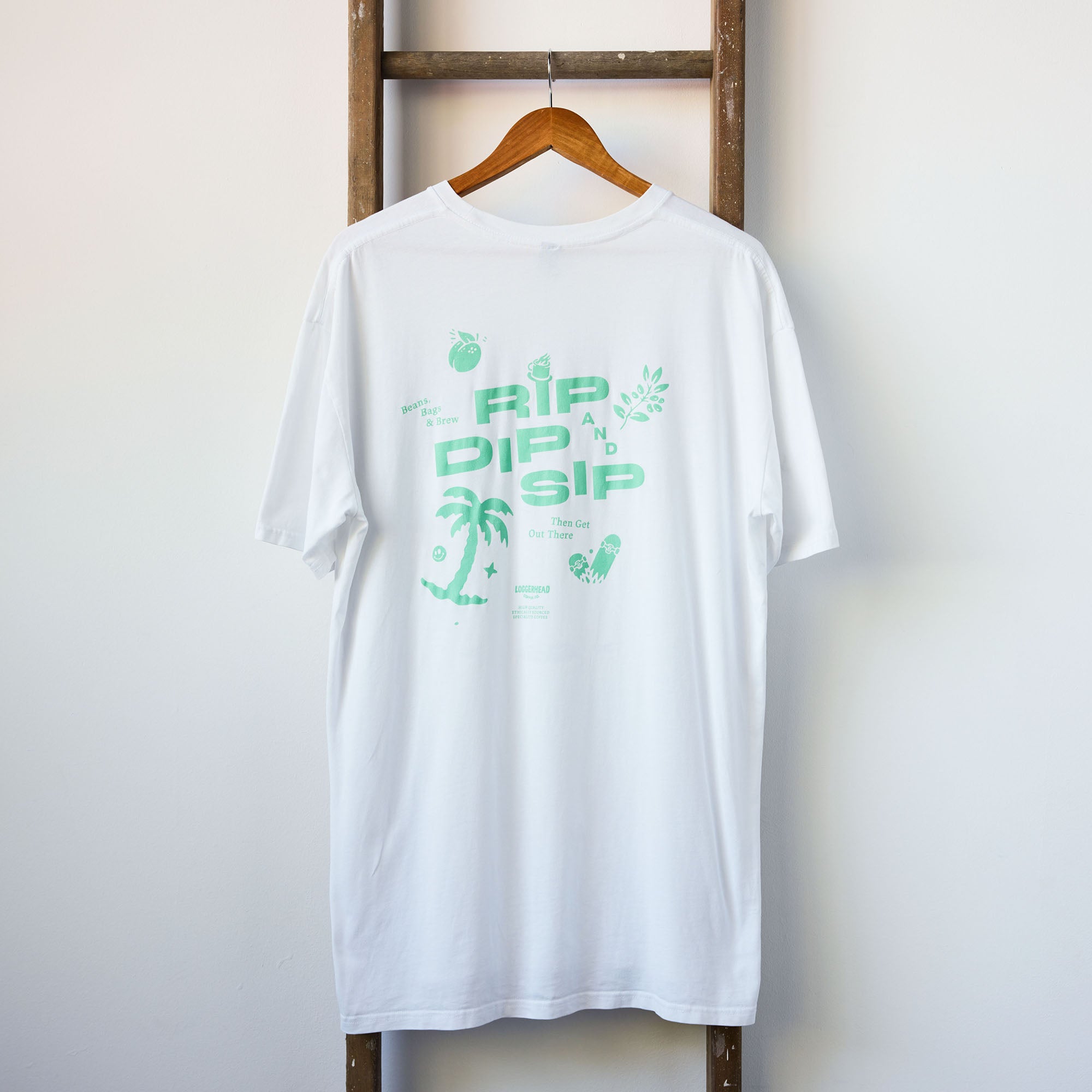'RIP, DIP N SIP' | White T-Shirt
